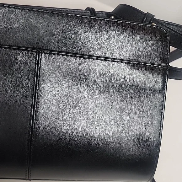 Radley London Liverpool Street Vintage Black Crossbody Bag Gold Accents & Charms - Picture 5 of 14